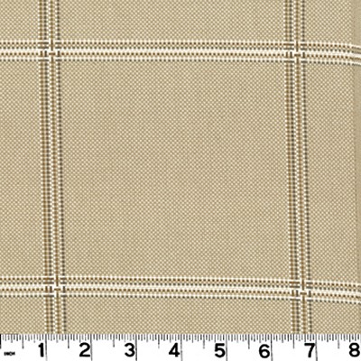 Roth and Tompkins Textiles Hepburn Straw Yellow COTTON Large Scale Plaid Plaid  and Tartan fabric by the yard.