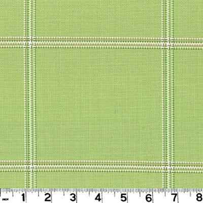 Roth and Tompkins Textiles Hepburn Spring Green COTTON Large Scale Plaid Plaid  and Tartan fabric by the yard.