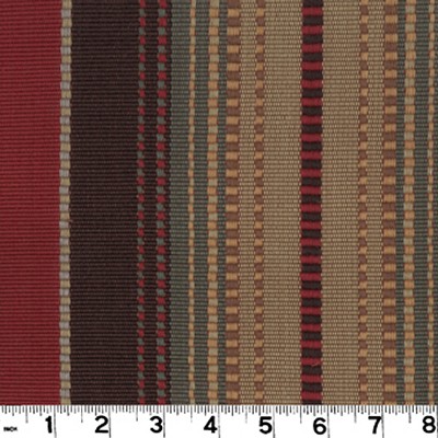 Roth and Tompkins Textiles Appalachian Brick Red COTTON Navajo Print fabric by the yard.