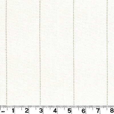 Roth and Tompkins Textiles Copley Stripe Ivory Beige COTTON Wide Striped fabric by the yard.
