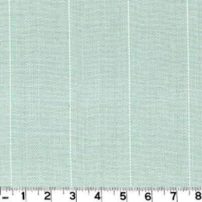 Roth and Tompkins Textiles Copley Stripe Spa Green COTTON Wide Striped fabric by the yard.
