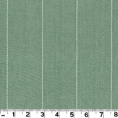 Roth and Tompkins Textiles Copley Stripe Thyme Green COTTON Wide Striped fabric by the yard.