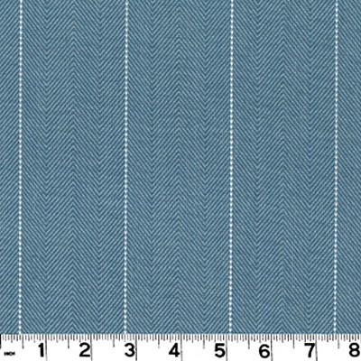 Roth and Tompkins Textiles Copley Stripe Lake D3147 Blue Multipurpose COTTON COTTON Fire Rated Fabric Wide Striped  Fabric fabric by the yard.
