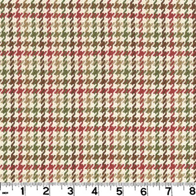 Roth and Tompkins Textiles Hamilton Spring D3157 Multi COTTON COTTON Houndstooth  Fabric fabric by the yard.