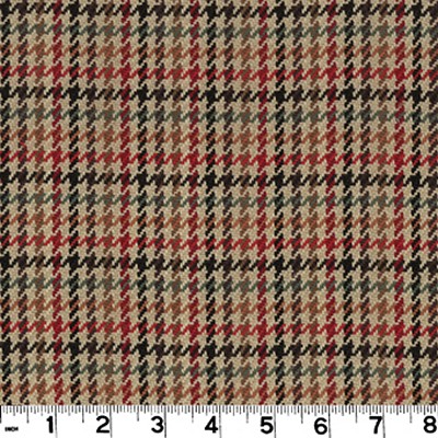 Roth and Tompkins Textiles Hamilton Night D3161 Black COTTON COTTON Houndstooth  Fabric fabric by the yard.