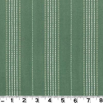 Roth and Tompkins Textiles Warren Thyme D3171 Green Multipurpose COTTON COTTON Fire Rated Fabric Striped  Fabric fabric by the yard.