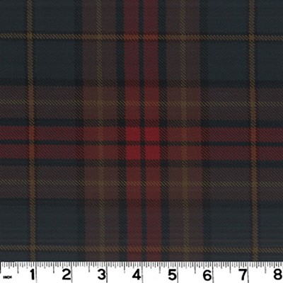 Roth and Tompkins Textiles Glenfiddish Red WOOL Plaid  and Tartan fabric by the yard.