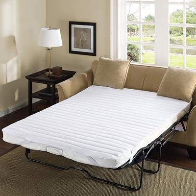 Hampton Hill Comfort Classics Frisco Microfiber Sofa Bed Pad White
