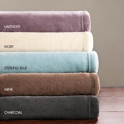 Olliix Comfort Classics MicroLight Blanket Ivory