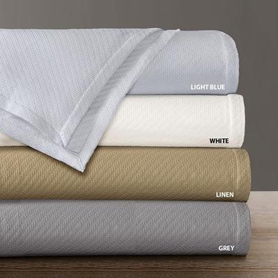 Hampton Hill Premier Comfort Liquid Cotton Blanket White