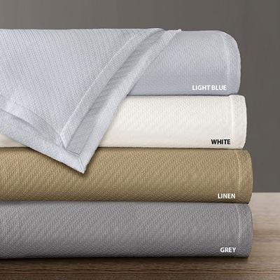 Olliix Premier Comfort Liquid Cotton Blanket White