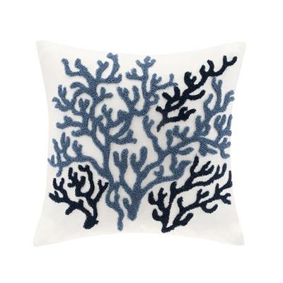 Olliix Harbor House Beach House Square Pillow Blue