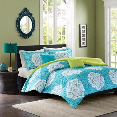 Hampton Hill Tanya 5 Piece Comforter Set Blue