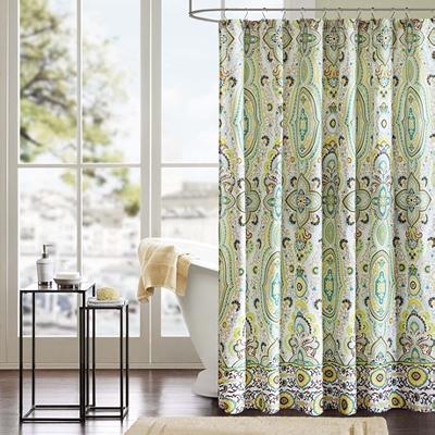Hampton Hill Tasia Shower Curtain Green
