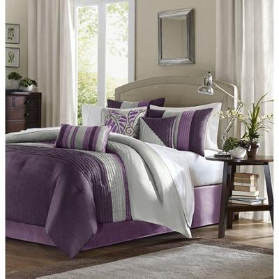 Hampton Hill Madison Park Amherst Comforter Set Purple