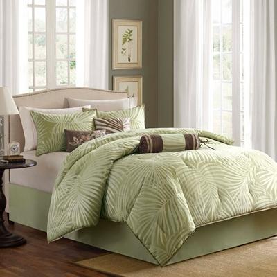 Olliix Madison Park Freeport Comforter Set Green