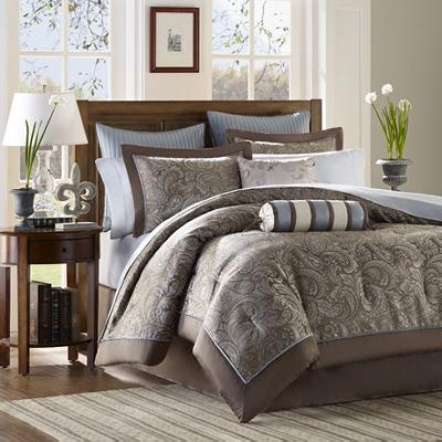 Olliix Madison Park Aubrey Comforter Set Blue