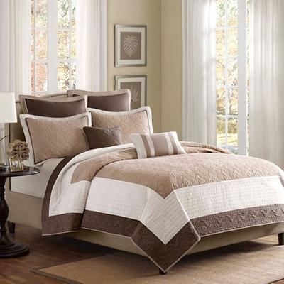Olliix Madison Park Attingham Coverlet Set Beige