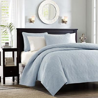 Olliix Madison Park Quebec Coverlet Set Blue