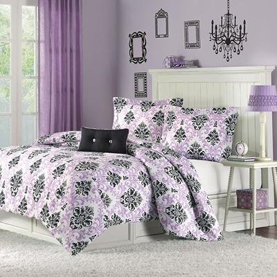Hampton Hill Mizone Katelyn Comforter Set Purple