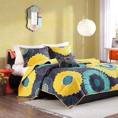 Hampton Hill 4 Piece Coverlet Set Yellow