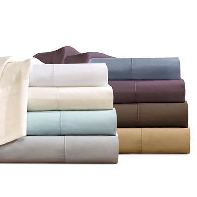 Hampton Hill Sleep Philosophy 300TC Liquid Cotton Sheet Set White