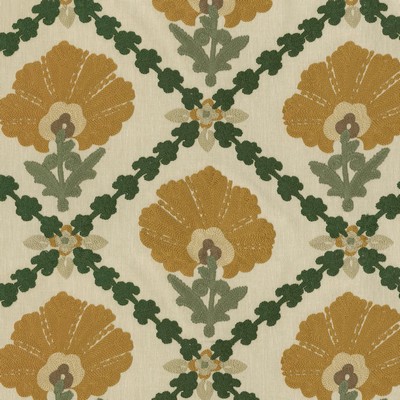 P K Lifestyles Grand Fleur Emb Golden