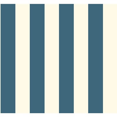 Waverly Wallpaper Waverly Stripes 3in Wide Stripe Wallpaper white, dark blue