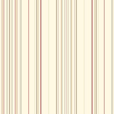 Waverly Wallpaper Waverly Stripes Harmony Stripe Wallpaper white, red, brown, black