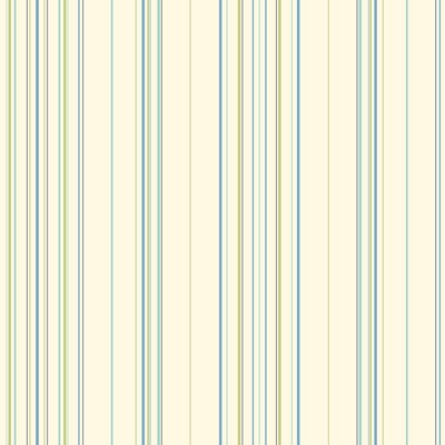 Waverly Wallpaper Waverly Stripes Harmony Stripe Wallpaper white, bright aqua, bright blue, yellow green
