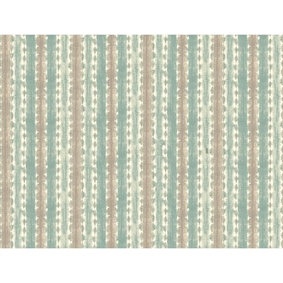 Waverly Wallpaper Waverly Stripes Java Journey Wallpaper aqua, taupe, white