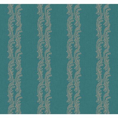 Waverly Wallpaper Waverly Stripes Turning Tides Wallpaper teal, silver