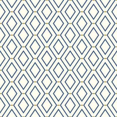 Waverly Wallpaper Waverly Classics II Diamond Duo Removable Wallpaper Blues