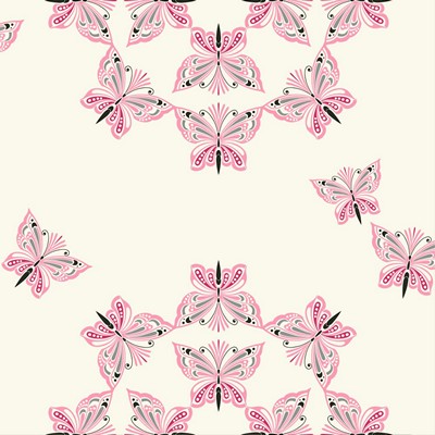Waverly Wallpaper IPANEMA SIDEWALL               white, hot pink, silver glitter, black