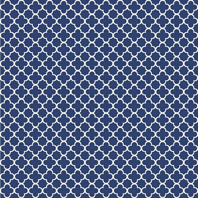 Waverly Wallpaper FRAMEWORK                      navy blue, white