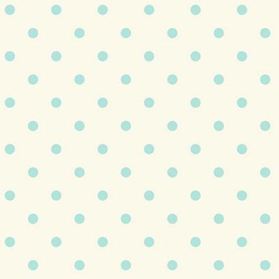 Waverly Wallpaper CIRCLE SIDEWALL                white, aqua