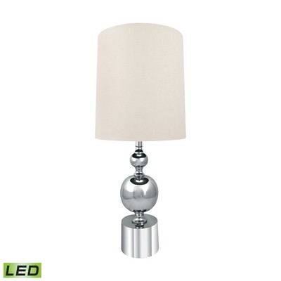 Lamp Works Stanza Aluminum LED Table Lamp Silver