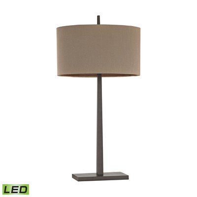 Lamp Works Wheatstone 1 Light LED Table Lamp In Bronze Bronze