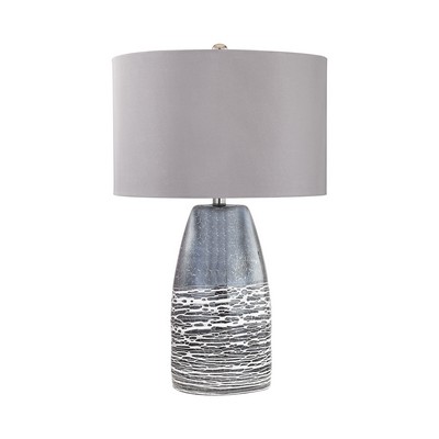Lamp Works Kennebunkport 1 Light Table Lamp In Horizon Grey Horizon Grey
