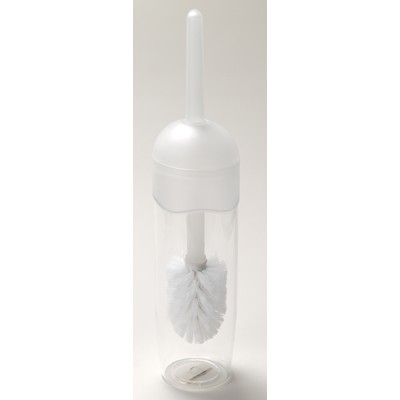 Carnation Home Fashions  Inc Clear with Frosted Trim Rib-Textured Bowl Brush Frosted Clear