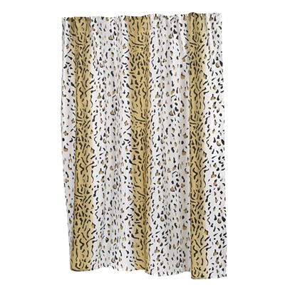 Carnation Home Fashions  Inc Hailey Fabric Shower Curtain MULTI