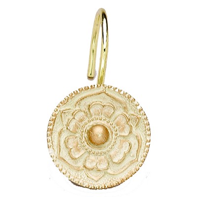 Carnation Home Fashions  Inc Provincial Resin Shower Curtain Hooks Brushed Gold