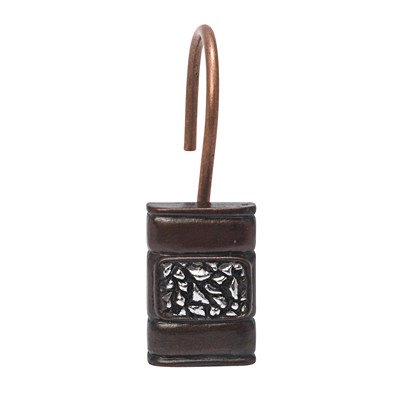 Carnation Home Fashions  Inc Seneca Resin Shower Curtain Hooks in Oil Rubbed Bronze Oil Rubbed Bronze