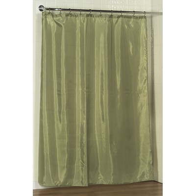 Carnation Home Fashions  Inc Standard-Sized Polyester Fabric Shower Curtain Liner in Sage Sage