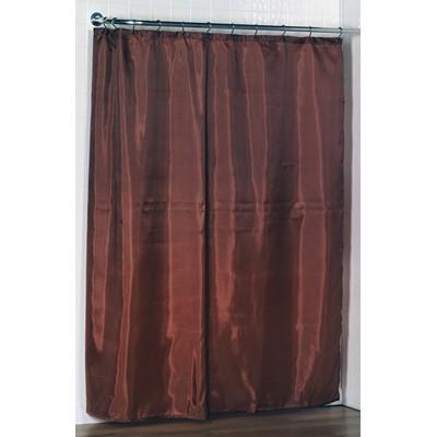 Carnation Home Fashions  Inc Standard-Sized Polyester Fabric Shower Curtain Liner in Spice Color Spice