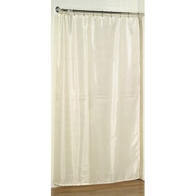 Carnation Home Fashions  Inc Shower Stall-Sized Polyester Shower Curtain Liner in Ivory Ivory