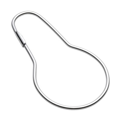 Carnation Home Fashions  Inc EZ Glide Shower Curtain Hooks in Chrome Chrome