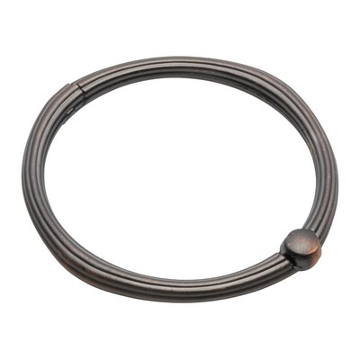 Carnation Home Fashions  Inc O Shower Curtain Hooks in Oil Rubbed Bronze Oil Rubbed Bronze