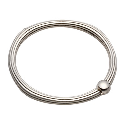 Carnation Home Fashions  Inc O Shower Curtain Hooks in Brushed Nickel Brushed Nickel