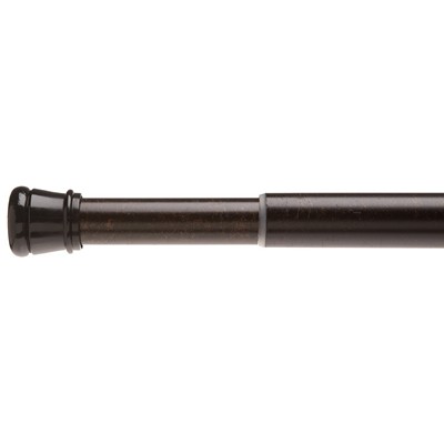 Carnation Home Fashions  Inc Shower Stall-Sized Steel Shower Curtain Tension Rod in Oil Rubbed Bronze Oil Rubbed Bronze